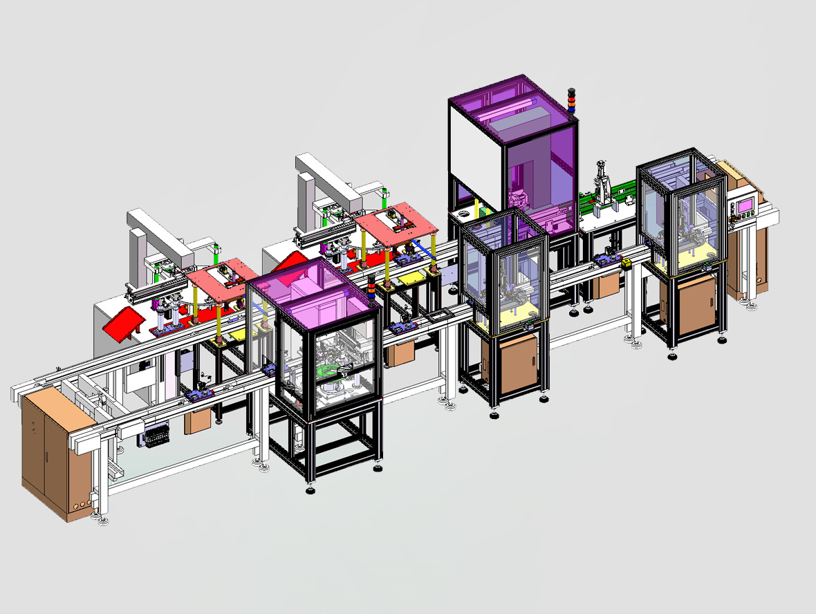 汽车门锁自动组装生产线
