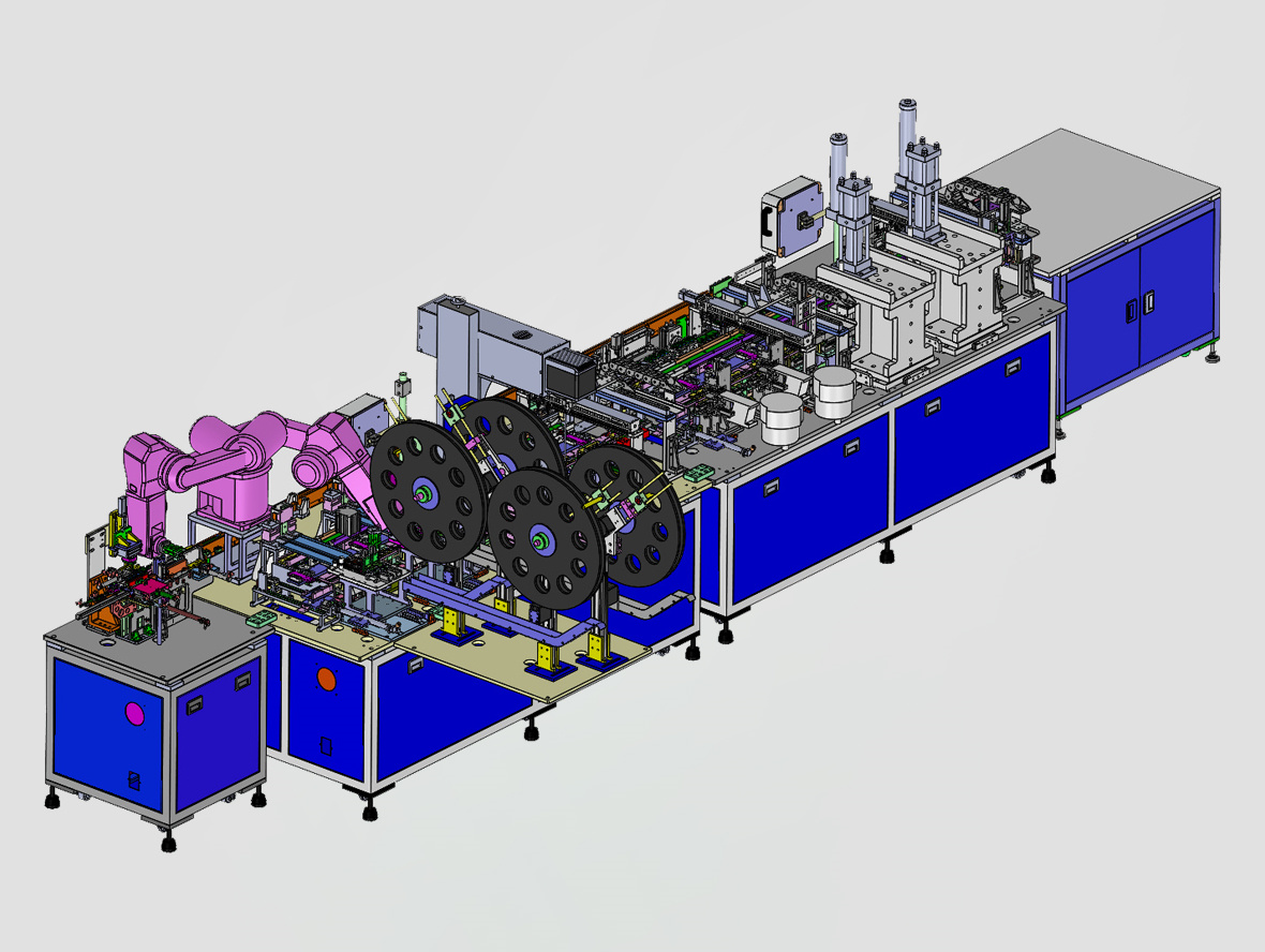 G471-B235插头全自动组装激光焊接生产线